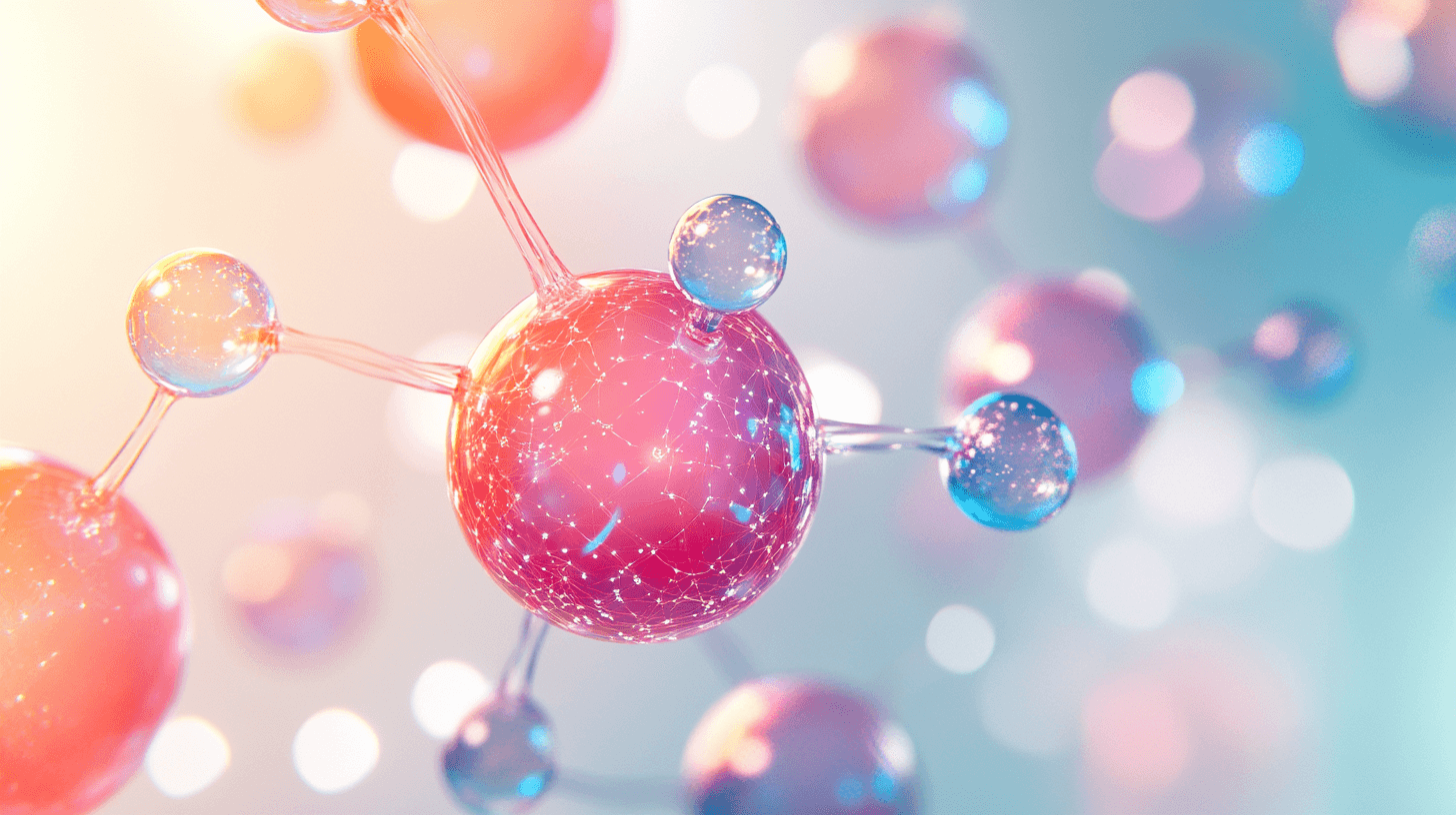 Symbolbild aus unterschiedlichen Elementen, das für die Kombination von Mikronährstoffen und Vitaminen steht